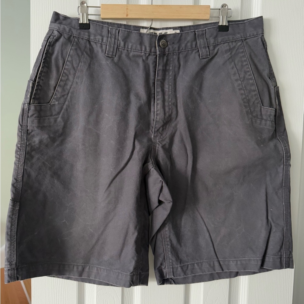 Mountain Khakis Gray Cargo Shorts with Relaxed Fit